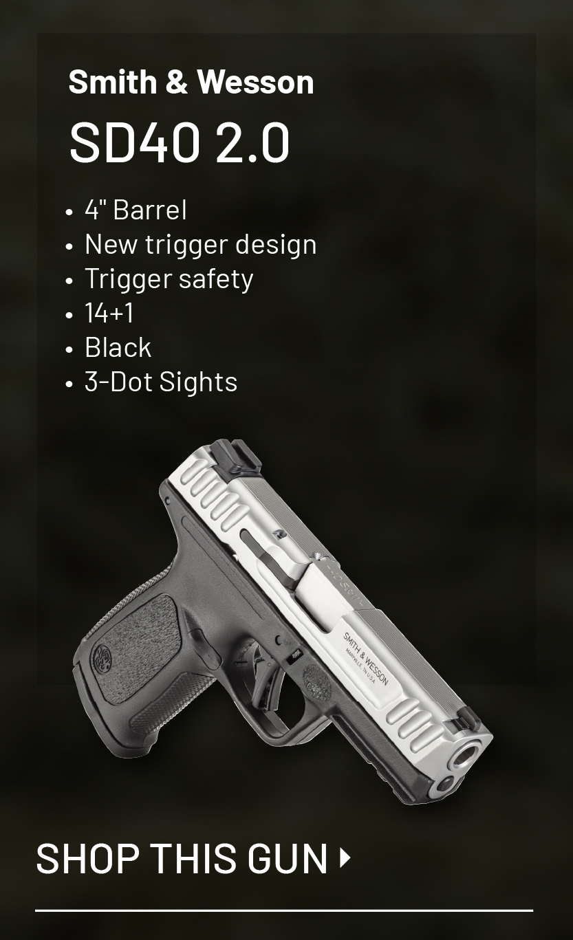 Smith and Wesson SD40 2.0 .40 S and W Pistol
